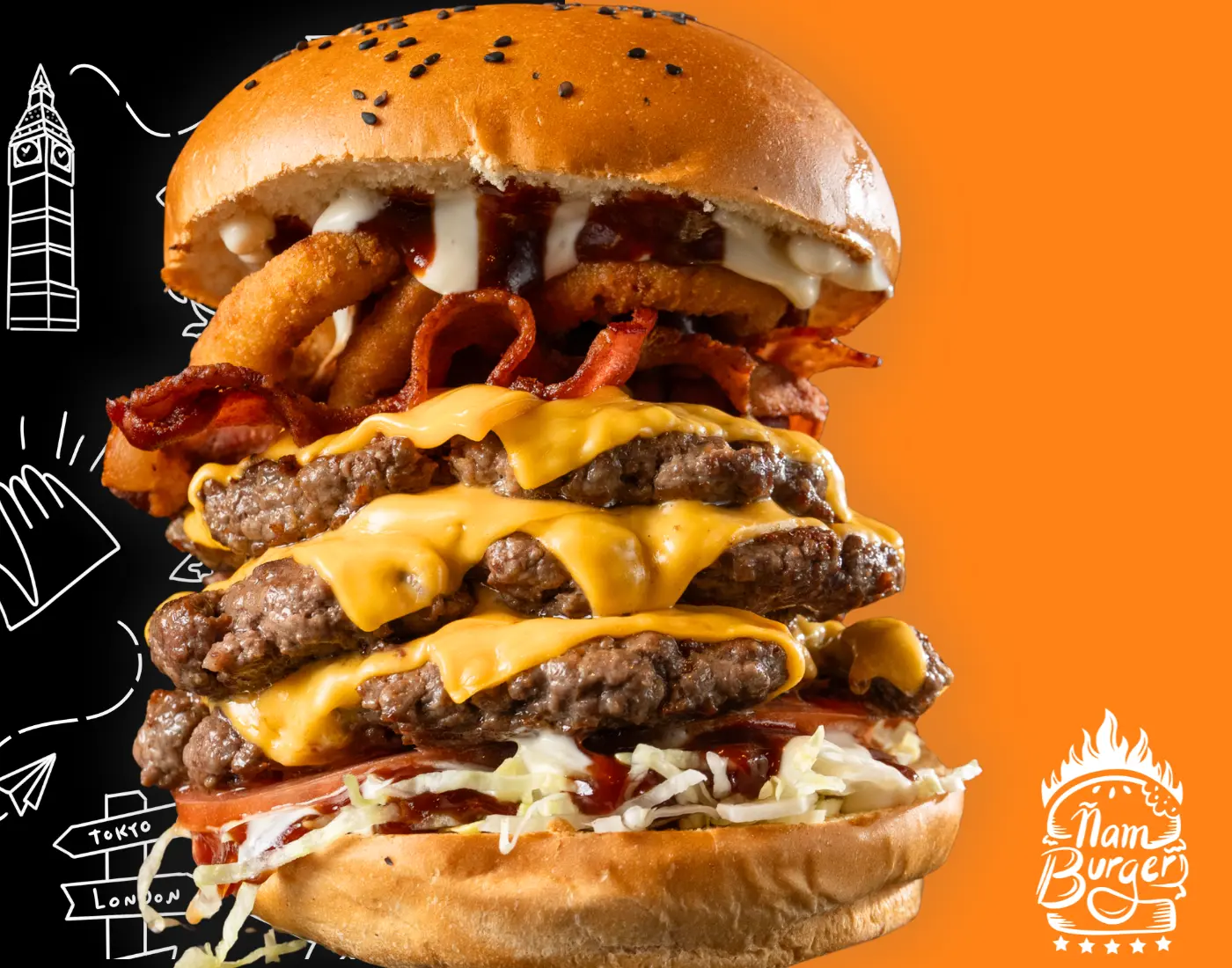 namburger burgers 100 artesanales imagen banner mobile